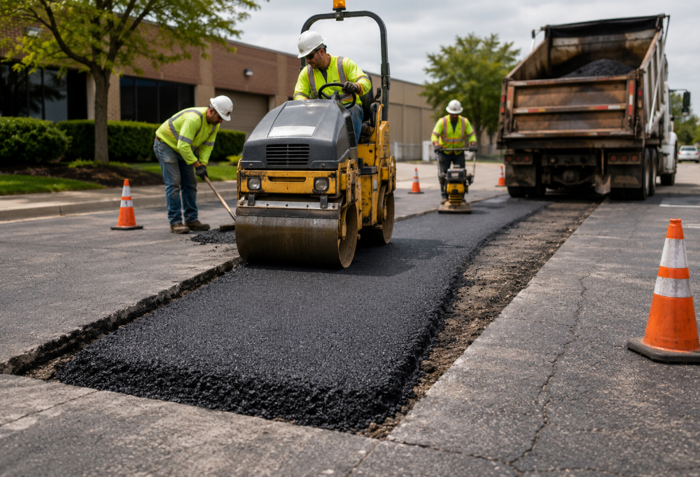 Commercial Trench Patching: Repairing Asphalt Cutouts After Utility and Water Line Repairs