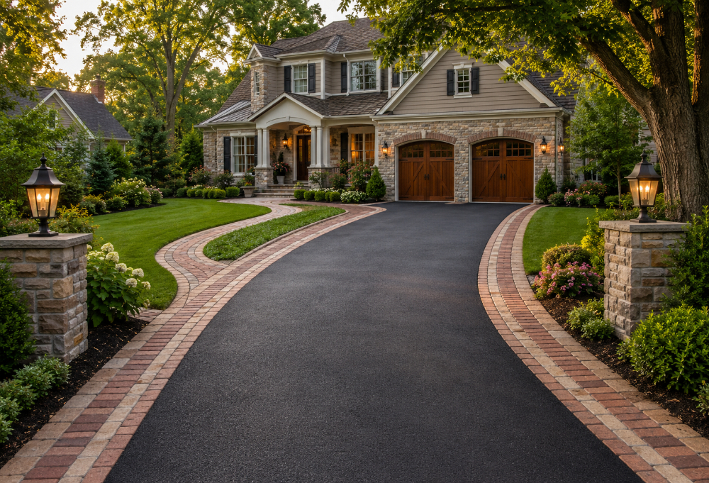 Brick Ribbon Driveways