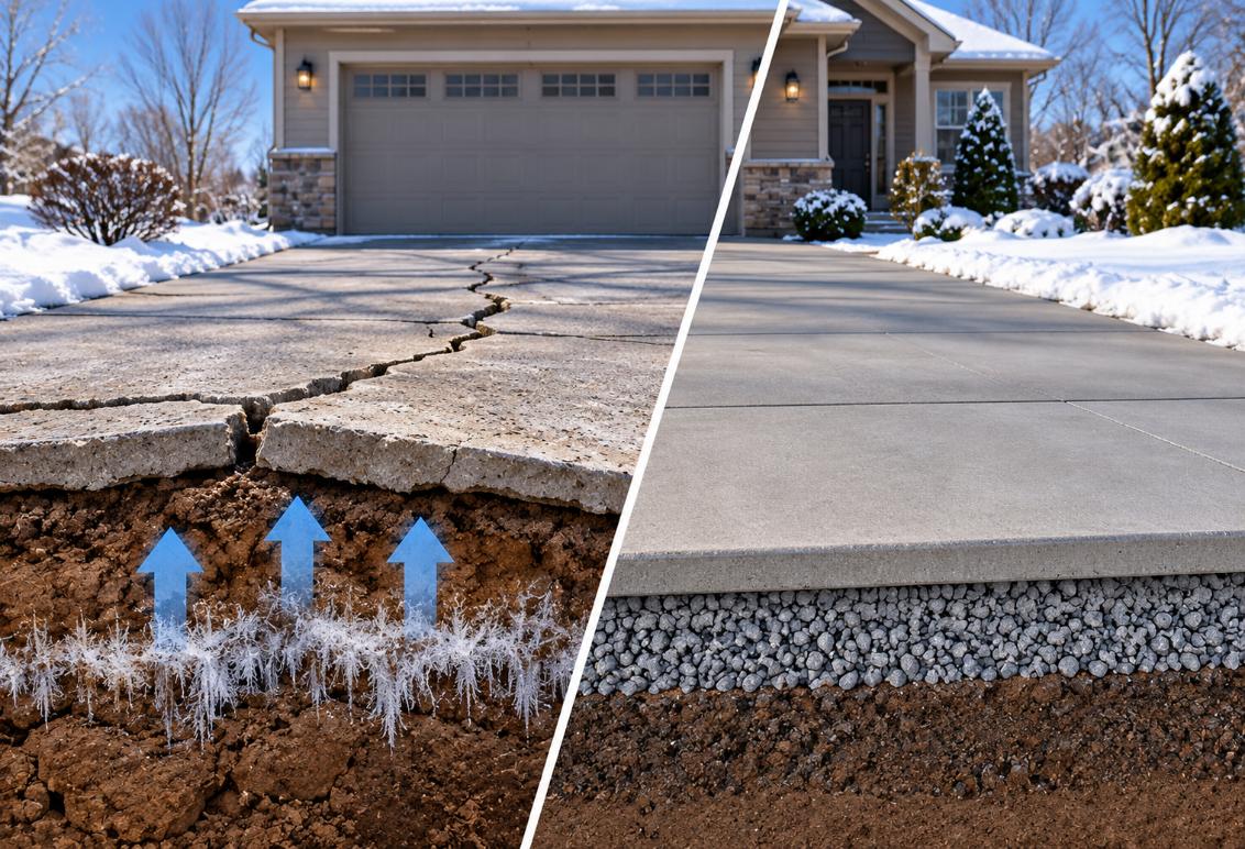 Combatting High-Clay Soil: Preventing Frost-Heave Cracking in Waukegan & North Chicago Driveways